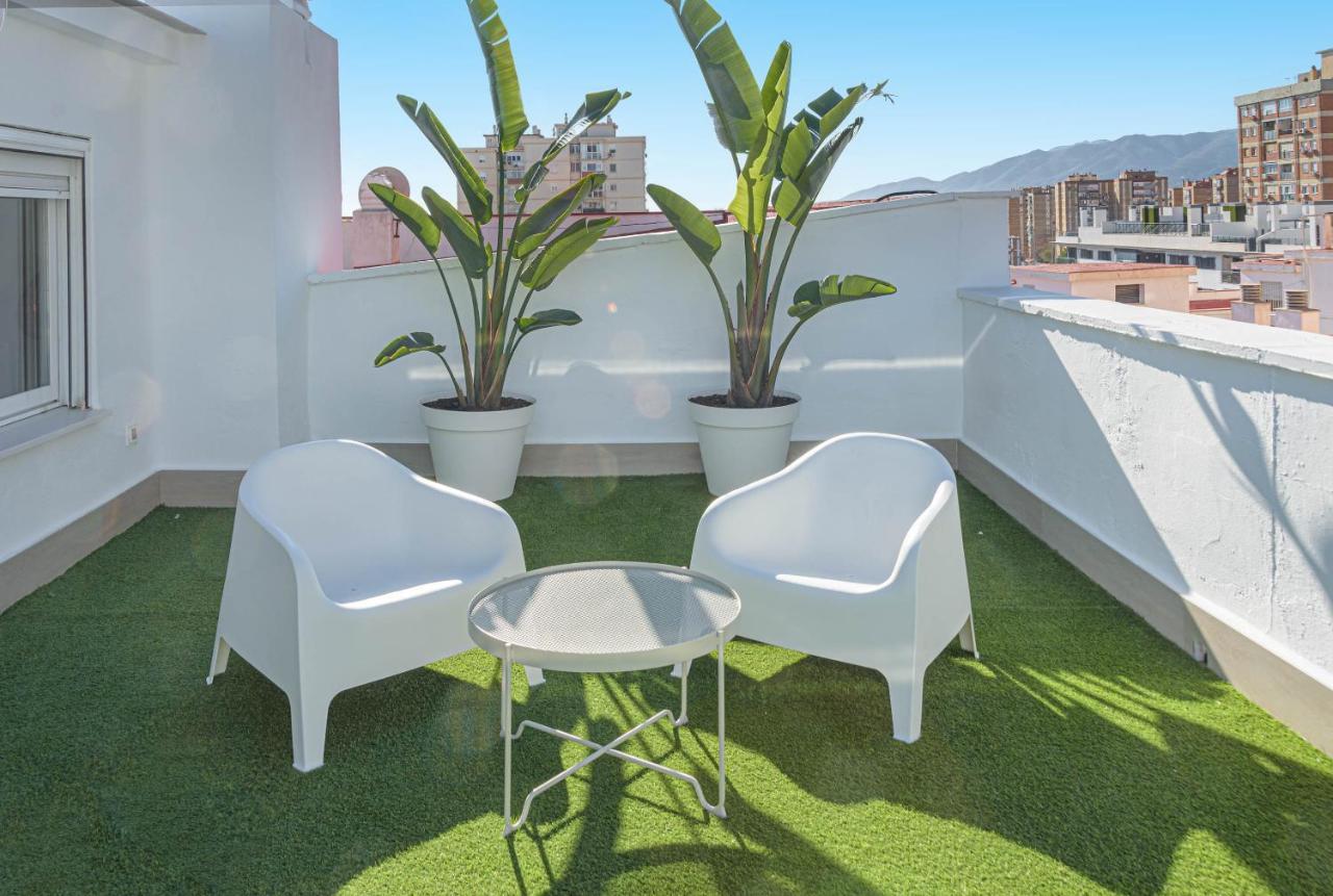 מאלגה Wintowinrentals Exclusivo Atico Cerca De La Playa. מראה חיצוני תמונה
